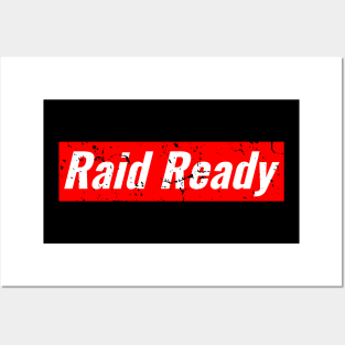 Raid Ready Gamer and Football Funny Posters and Art